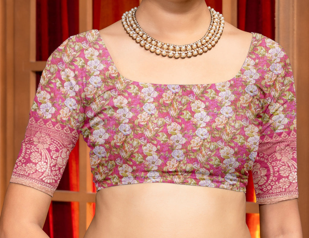 PREMIUM KANJIVARAM COTTON SILK JARI WEAVING WITH RICH JACQUARD BORDER*