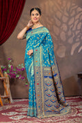 PREMIUM TRADITIONAL LITCHI SAREE IN LIGHT WEIGHT AND SOFT FABRIC